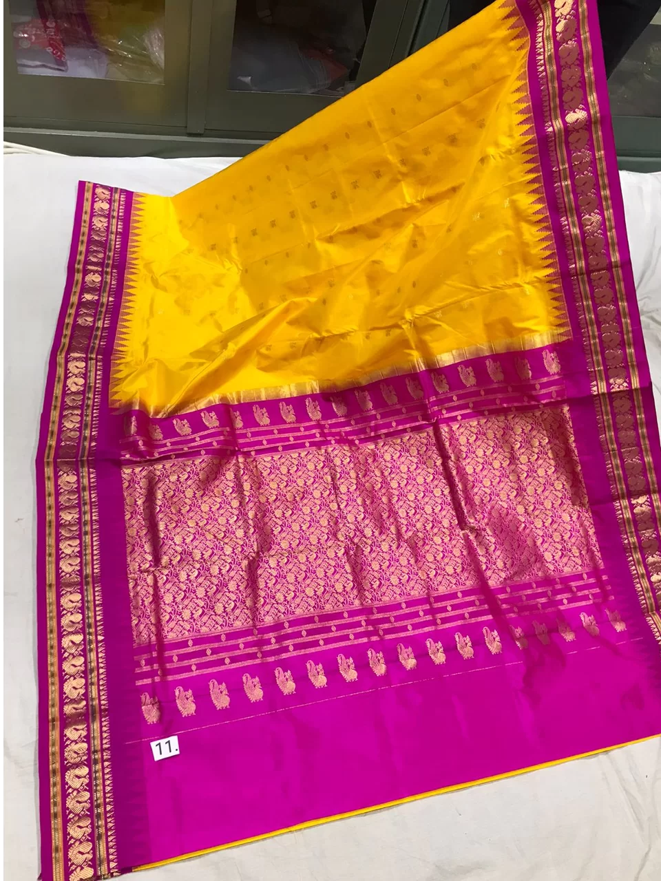 Gadwal silk sarees – MH495J – Missamma