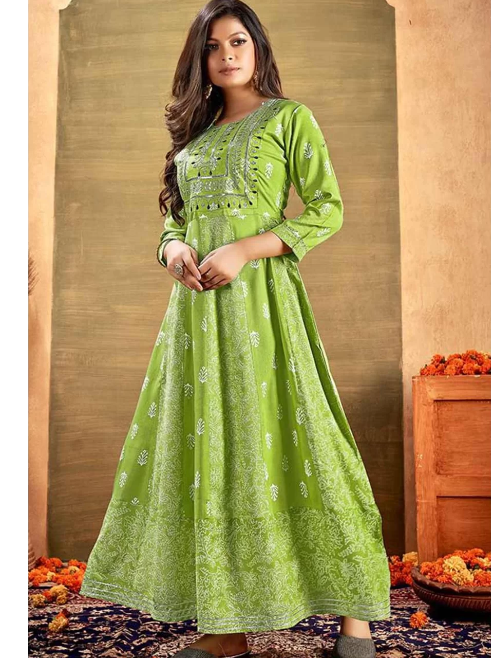 5xl anarkali kurtis sales