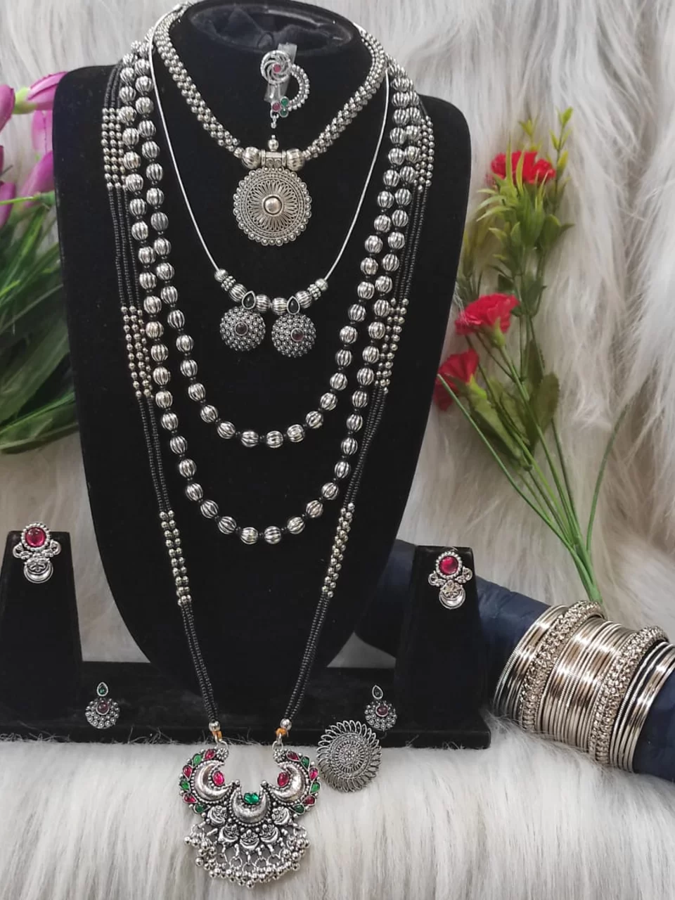 Traditional oxidized jewellery deals